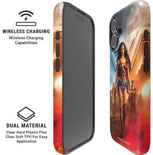 DC Comics Wonder Woman Main characters Poster iPhone 16 Magsafe Impact Case
